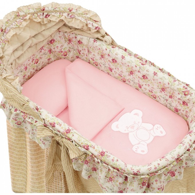 Комплект постельного белья SIMPLICITY DREAMS BEAR LOVE розовый 4603763229792